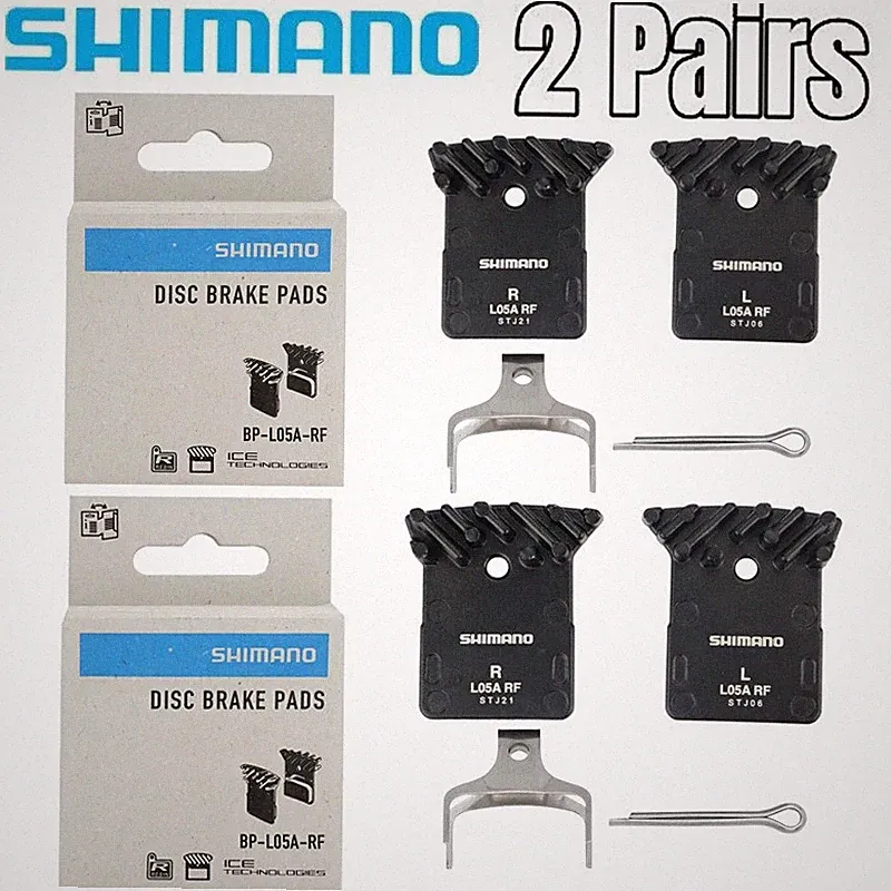 2 Pair Shimano L05A Resin Disc Brake Pads ICE-TECH Road Bike Pad fit L04C L05A