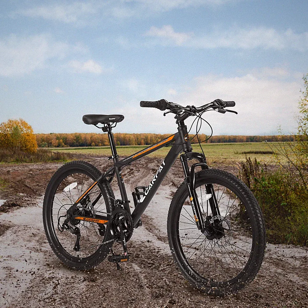 26“ ”Mountain MTB Bike Bicycle Shimano 21 Speed Suspension Trail Commuter City