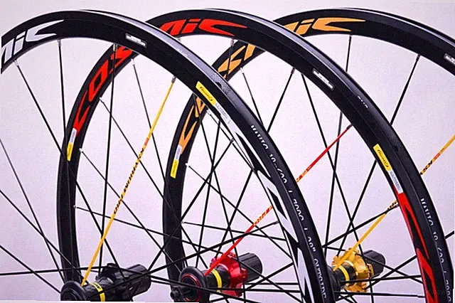 700C Bike Wheelset For Road Bicycle Bearing Seal Straight V / C Brake Wheels