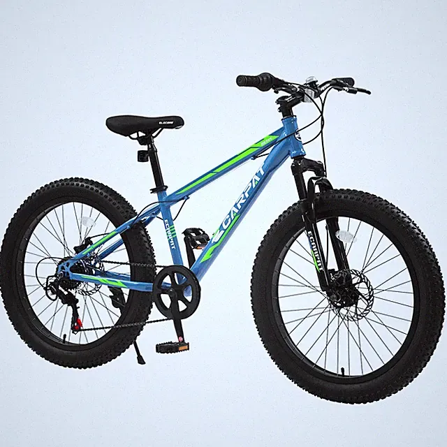 Adult Youth Fat Tire Mountain Bike Bicycle 7-Speed Full Shimano Dual Disc Brake