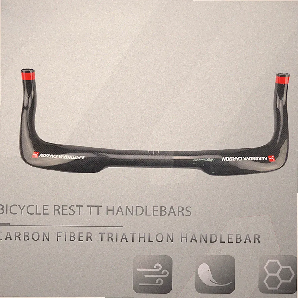 Bicycle Rest TT Handlebars Carbon Fiber Triathlon Road Bike TT Handle Bars