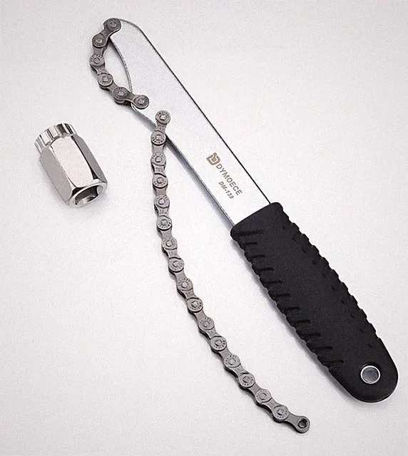 Bike Cassette Lockring Removal Tool Bicycle Chain Whip Tool Kit Sprocket Remo...