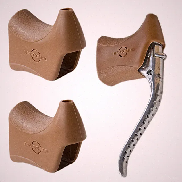 Brown Non Aero Replacement Brake Hoods Fits Weinmann Shimano 600 Arabeseque