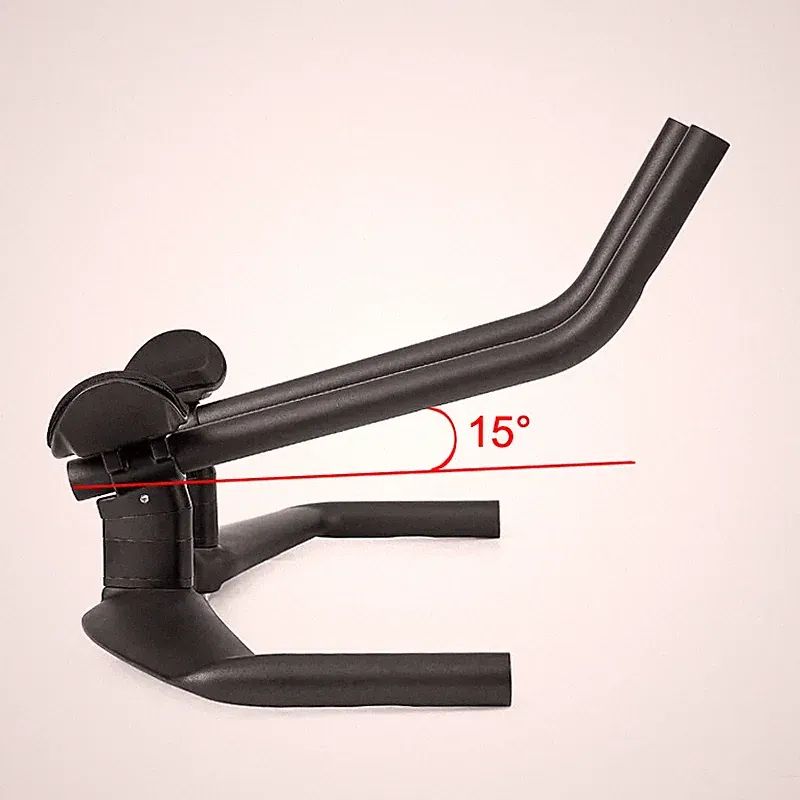 Carbon Fiber Triathlon Bicycle Handlebar TT Bar 15 Degrees 400/420/440mm
