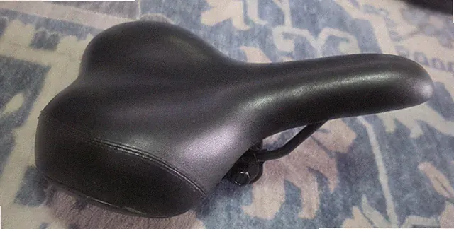 Chifa Comfort Hybrid Bike Saddle 250/180mm Black Cruiser MTB Fast USA Shipping