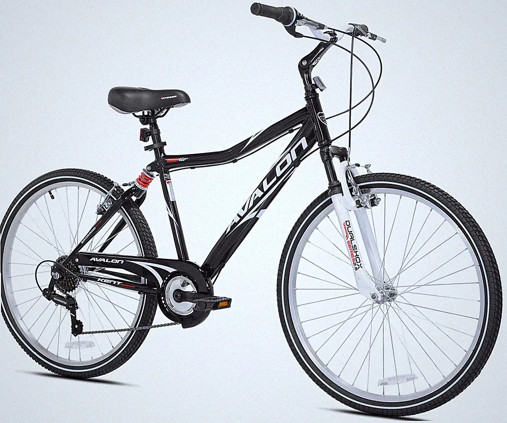 Kent Bicycle 26 In. Avalon Comfort Men's Bike Full Suspension Shimano Aluminum