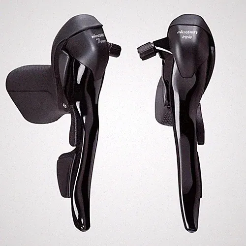 microSHIFT 3x7 Speed Road Triple Shifter Levers Brake Bike SB-R473 Shimano Co...