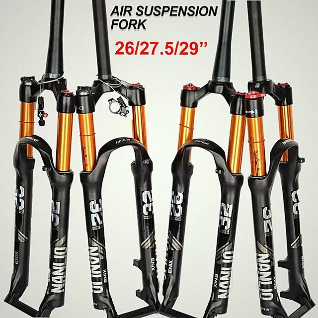 MTB Bicycle Front Suspension Air Fork 26/27.5/29 Inch Mountain Bike Front Fork