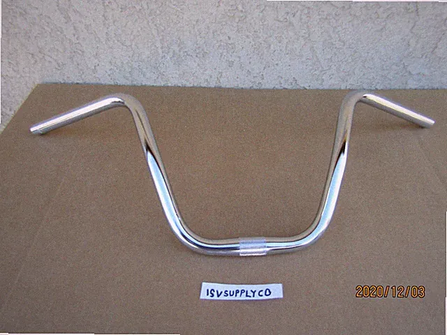 NEW CHROME BICYCLE HANDLE BAR FOR LOWRIDER, CRUISER TRICYCLES, CHOPPERS,.