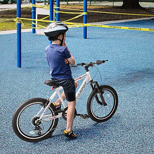 New Elecony 20'' Kids Bicycle Montain Bike Gear Shimano 7 Speed Boys Girls White