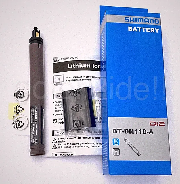 NEW Shimano Di2 Battery, BT-DN110-A-8, Built-In Type, W/Recycle Mark