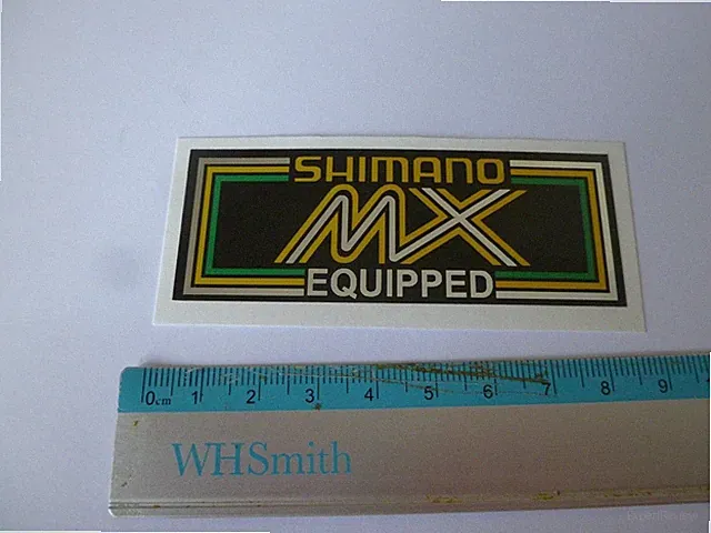 Old School BMX Shimano MX Equipped Decal