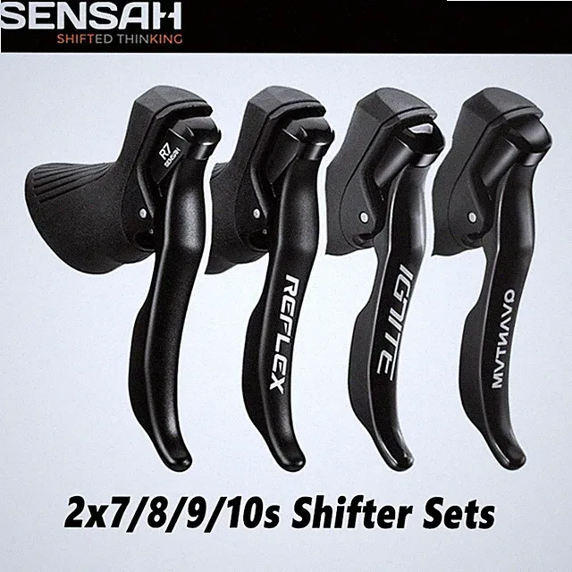 SENSAH 2x7/8/9/10 S Road Bike Shifter Lever Compatible With Shimano Road Series