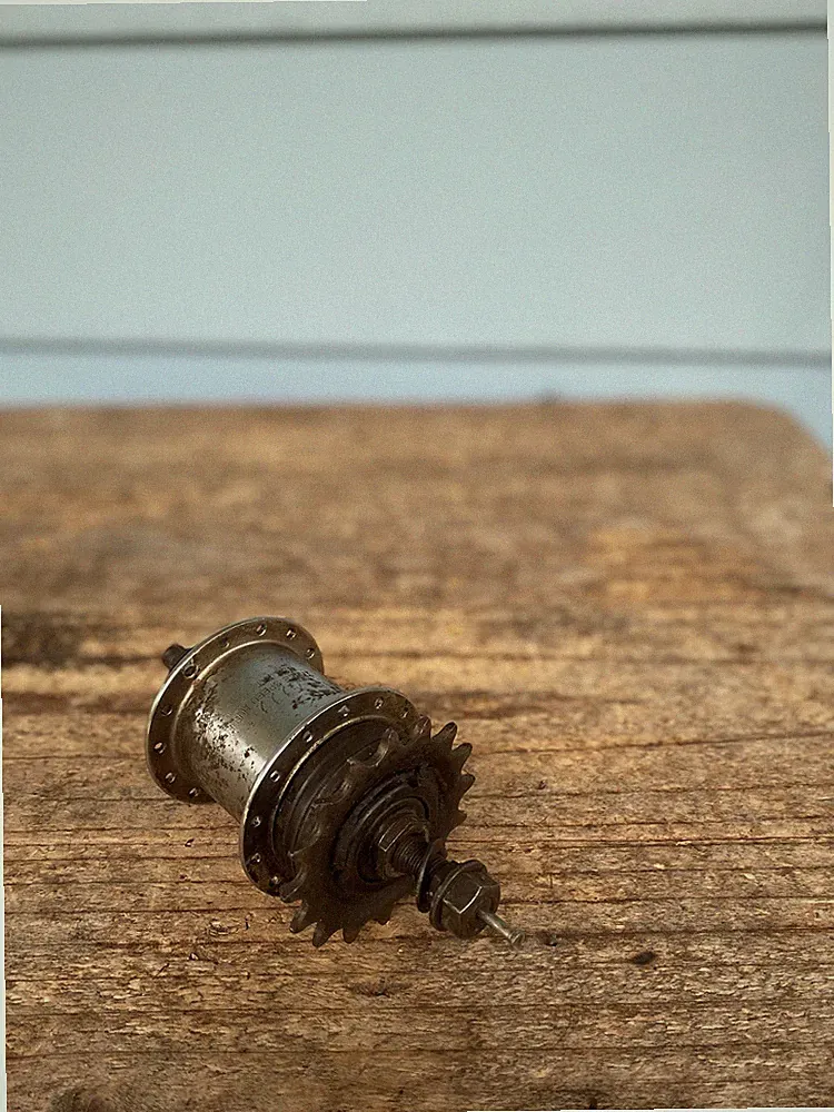 Shimano 333 3Sp Bicycle Hub 28 Hole Cruiser-Needs Overhauled-Japan-16t