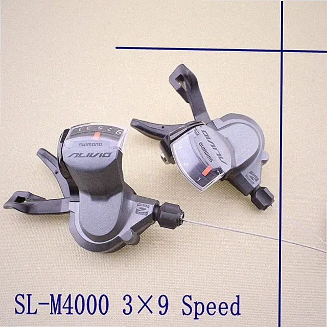 Shimano Alivio M4000 Shifter Lever Set SL-M4000 Rapidfire MTB Trigger 3x9 Speed