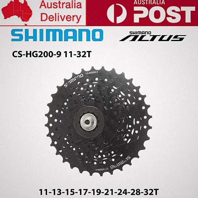 SHIMANO ALTUS CS-HG200-9 32T Mountain Bike Bicycle Folding Bicycle Cassette