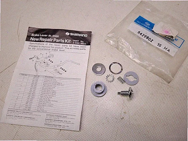 Shimano BL-D500 brake lever repair kit for vintage road bikes touring bicycles