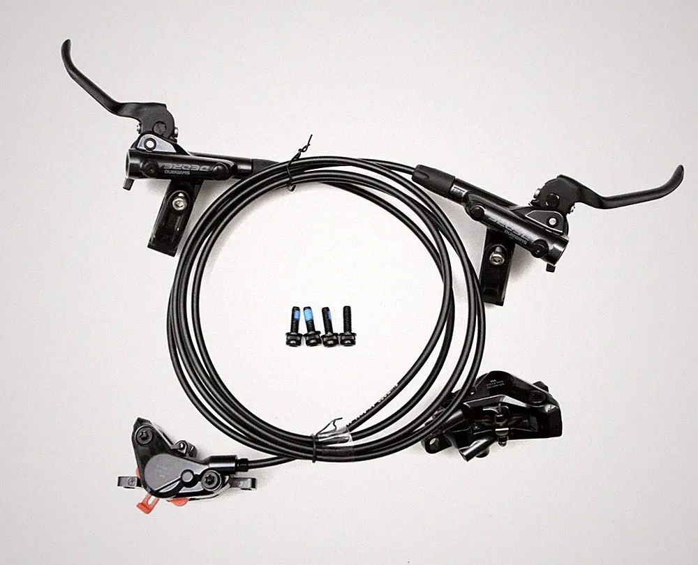 SHIMANO DEORE BR-M6100 Bike MTB Hydraulic Disc Brake Set F&R Made In Japan