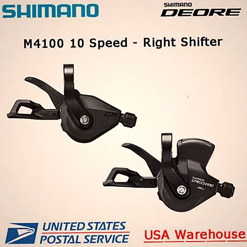 Shimano Deore SL-M4100 10 Speed Rapidfire Plus Shifter w/ Shift Cable
