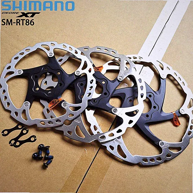 Shimano Deore XT SM-RT86 6 Bolts Disc Brake Rotors Ice-Tech 160/180/203mm RT66