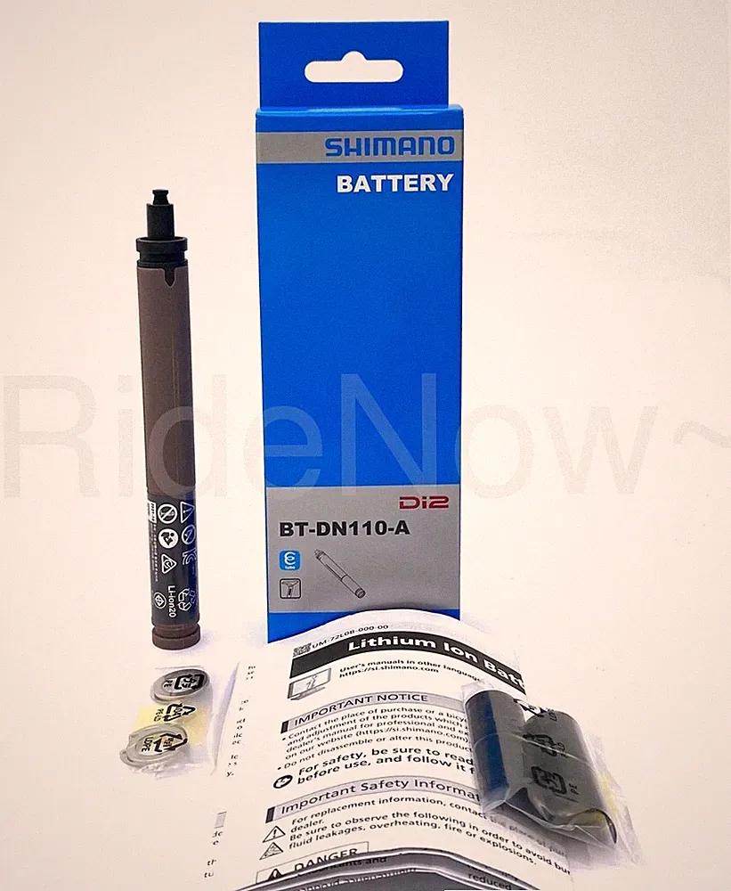 Shimano Di2 Bike Battery, BT-DN110-A-8, Built-In Type, W/Recycle Mark