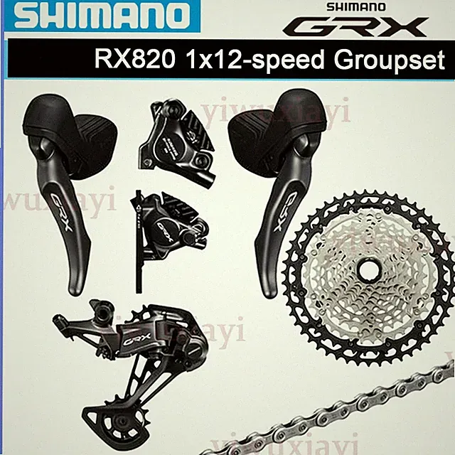 SHIMANO GRX RX820 RX822 1x12-speed Road Bike Groupset M8100 Cassette Derailleur