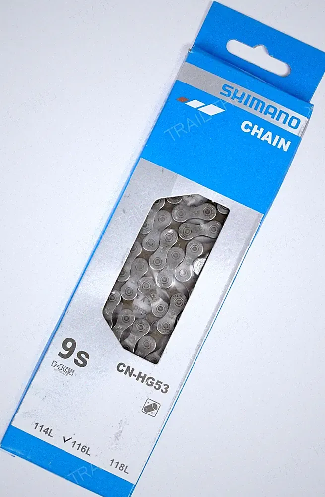 Shimano HG53 9-Speed Bike Chain 116L for Deore Alivio Tiagra HG CN-HG53