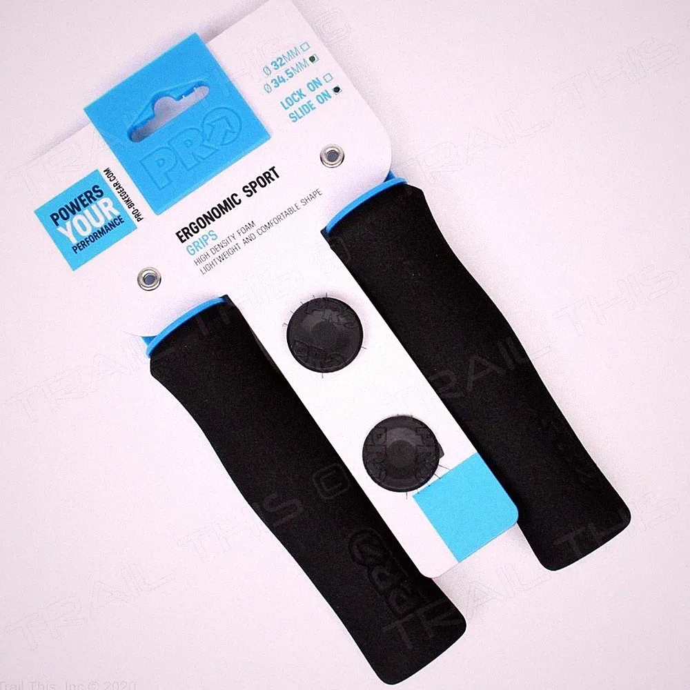 Shimano PRO Ergo Sport Foam Bicycle Grips Black 34.5mm / 133mm for MTB Hybrid