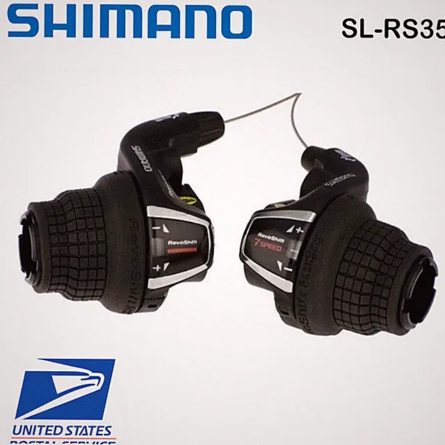 Shimano RevoShift RS35 Twist Grip Shifter 3 6 7 Speed MTB Bike Shifters