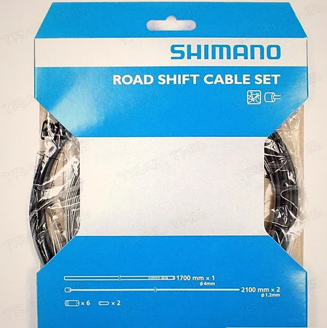 Shimano Road Shift Cable & Housing Set Bicycle Derailleur Cables & Casing Black
