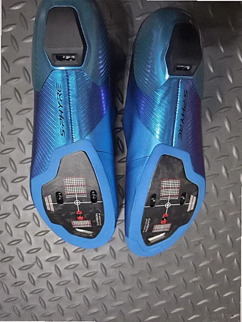 Shimano S-Phyre SH-RC 903 Cycling Shoes Blue in size 45.5 Mens 11