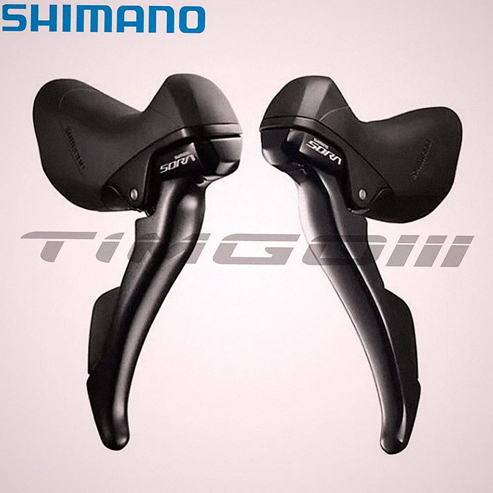 Shimano Sora ST-R3000 2×9 Speed STI Shifter Brake Lever Dual Control New ST-3500