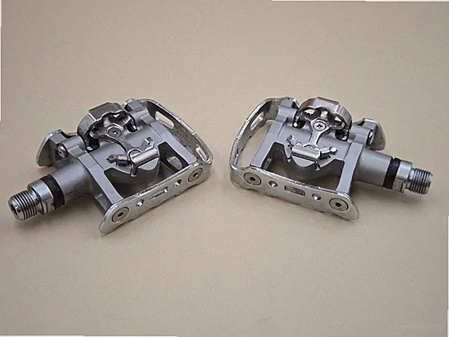 Shimano SPD PD-M324 Platform Hybrid Bike Pedals 9/16" Silver MTB Road Touring A4