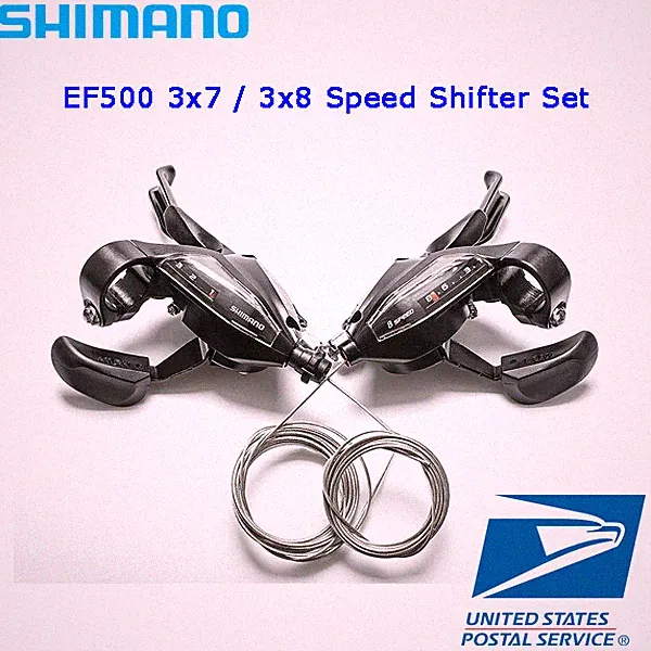 Shimano ST-EF500 ST-EF65 3x7 3x8 3x9 Speed Shifter Set with Cable