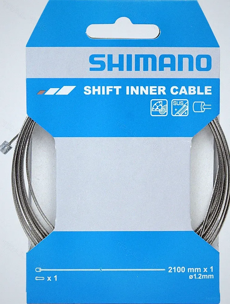 Shimano Stainless Shift Cable Bicycle Derailleur Inner Shifter SUS 2100mm 1.2mm
