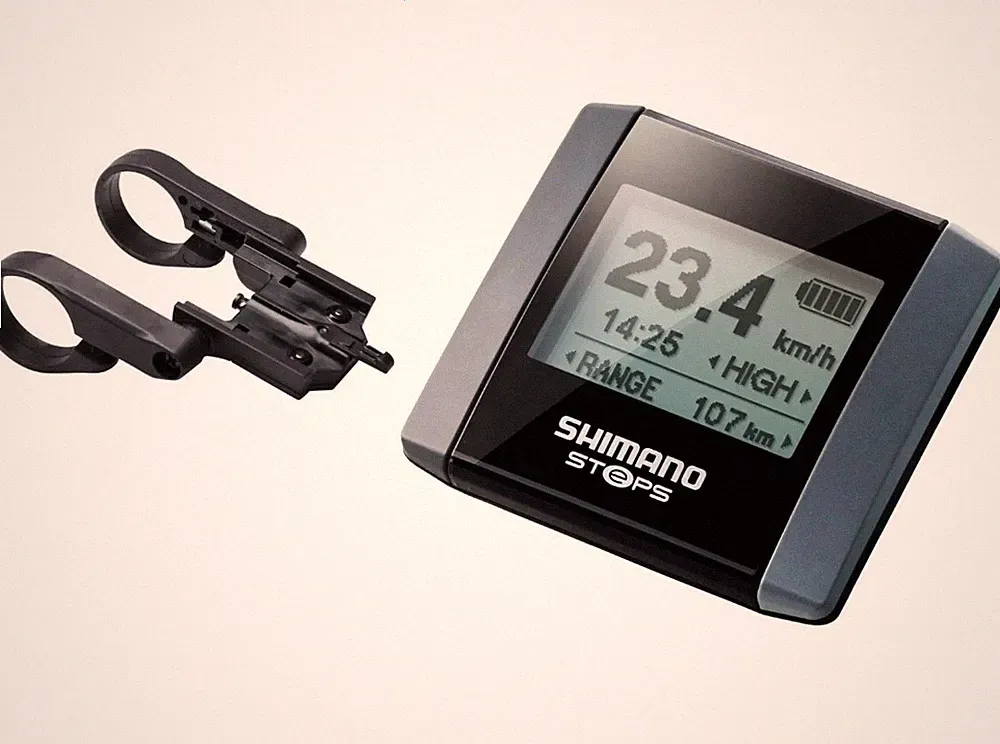 Shimano Steps SC-E6000 Display With Bar Clamps (Di2, E-Bike, Electric)