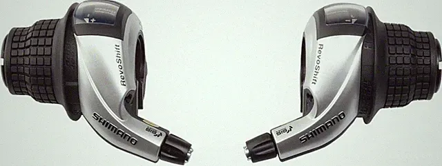 SHIMANO Tourney Revo SL RS45 Twist Shifters Set 3 x 8 Speed Set Replacement Pair