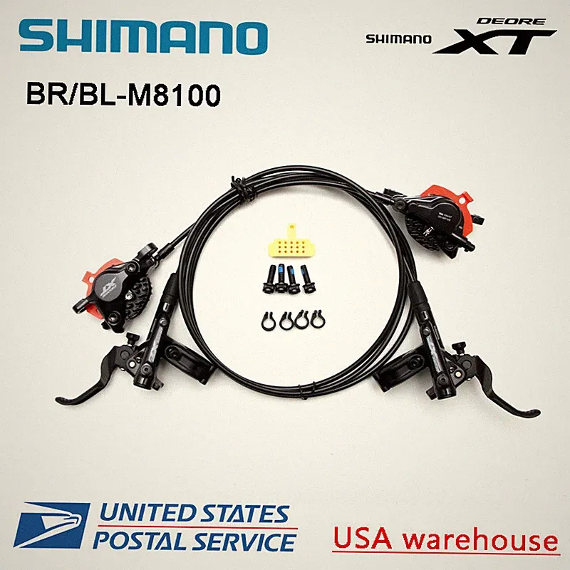 SHIMANO XT BL-BR-M8100 Hydraulic Disc Brake Set Levers Pair Front/Rear OE
