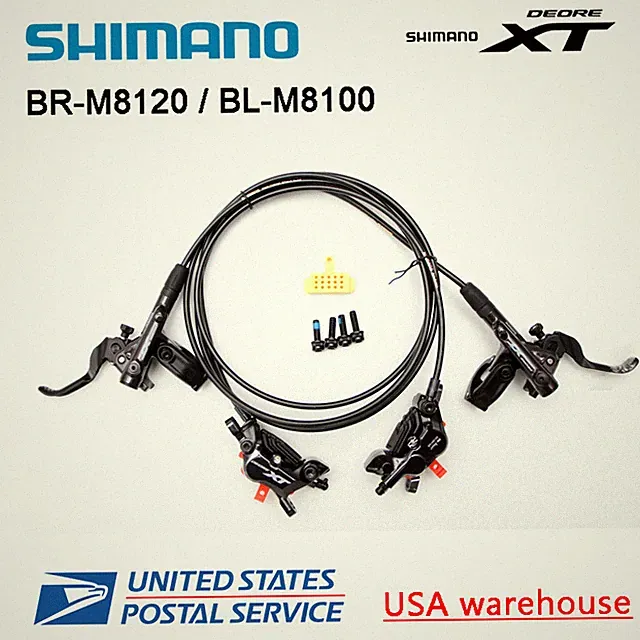 SHIMANO XT BL-M8100 BR-M8120 4 Pistons Disc Ice Tech Hydraulic Brake Set