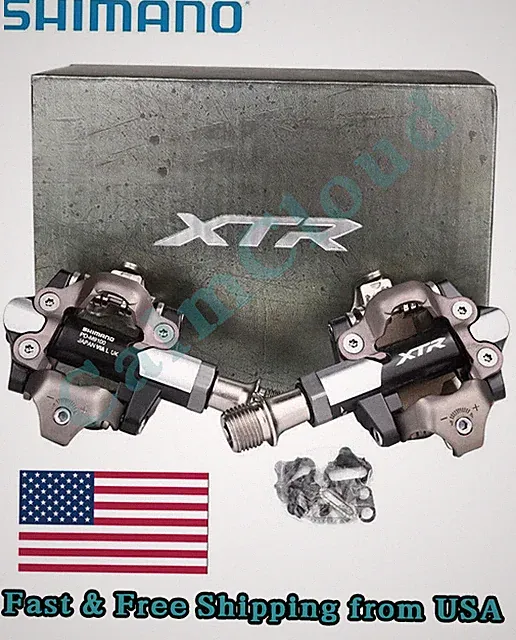 Shimano XTR PD-M9100 SPD Race MTB/XC Race Pedal Standard Bike Pedals Set Cleats