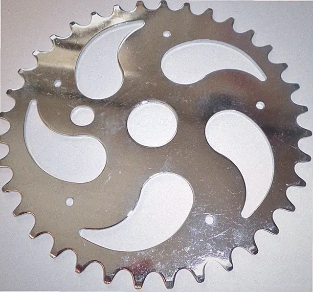 SILVER SINGLE SPEED BICYCLE CHAIN RING BIKE PARTS 321