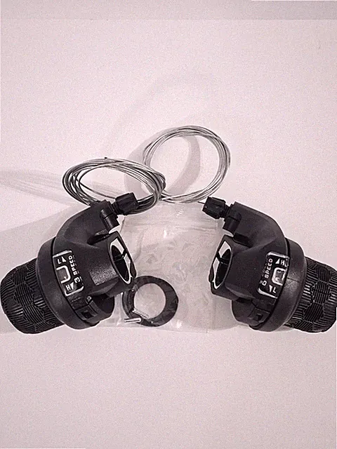 Sunlite TS Twist Shifters Pair 3x6 Speed Indexed Bike Gear Shimano Replacement