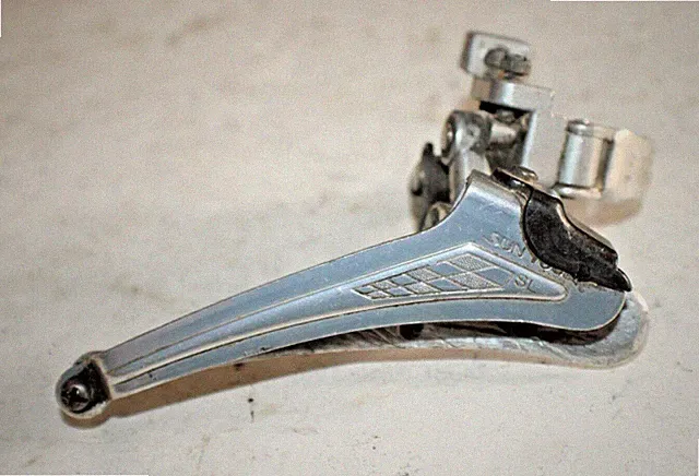 Suntour SL Double Front Derailleur Maeda 4532 28.6mm Top-Pull Road USA Shipper