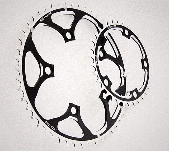 Swishti Road Cyclocross eBike Riding Chainring Set 50 34T 10-Speed Shimano Bike