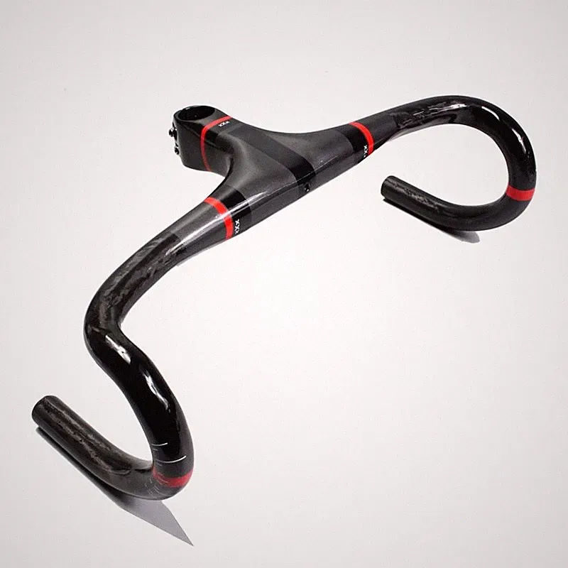 Ultra Light Road Bike Integrated Handlebar Carbon Fiber Road Bike Drop Bar