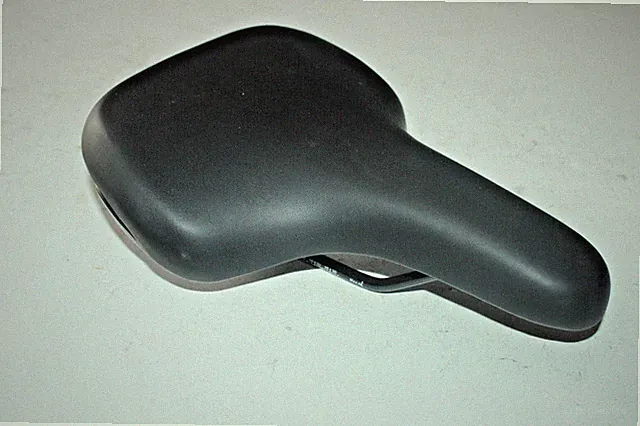 Velo City Hybrid Bike Saddle 265/200mm Black Comfort Cruiser Road MTB US Shipper