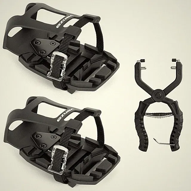 Venzo Shimano SPD-SL Compatible Bike Bicycle Toe Clip Cage with Removal Tool Set